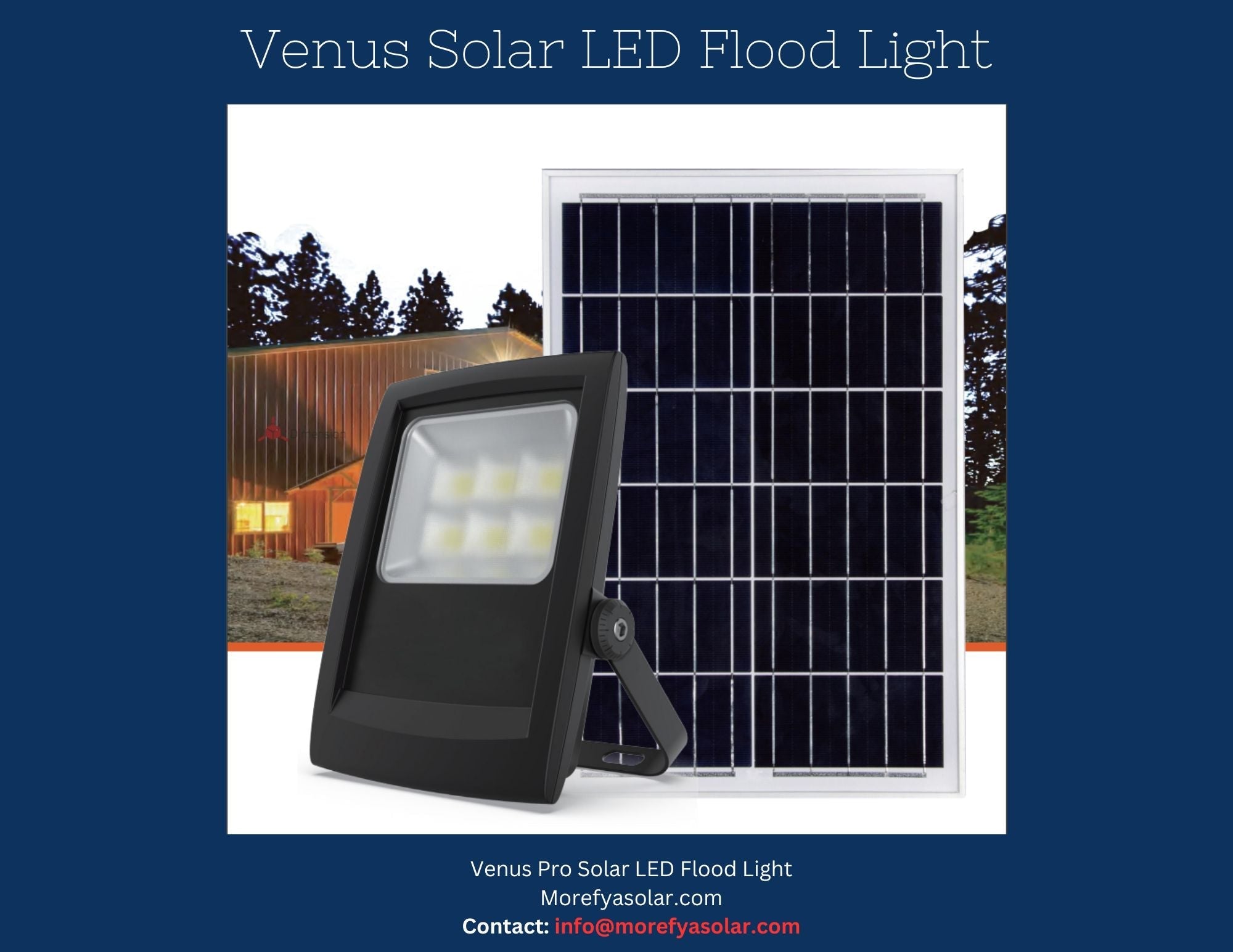 Venus V8 Pro Solar LED Flood Light